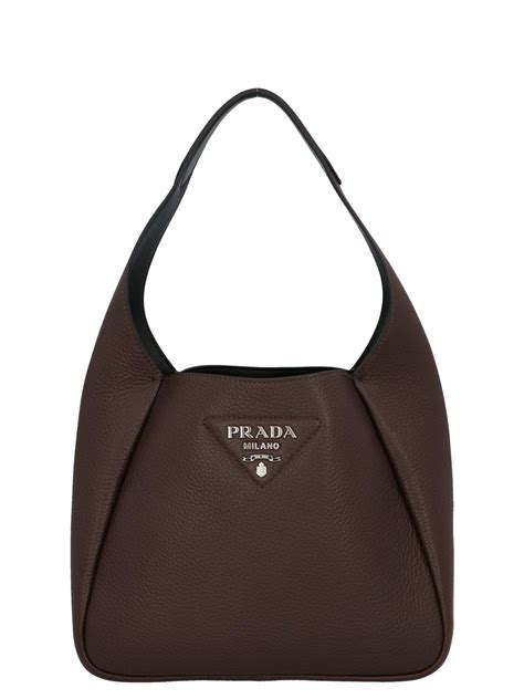 2000s prada hobo brown|prada hobos for sale.